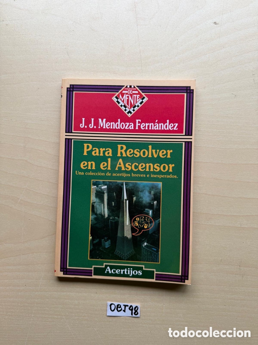 Libros: Libro para resolver en el ascensor - Foto 1