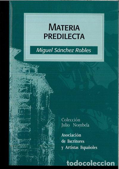 Libros: Materia predilecta- 9788487857645 - Foto 1