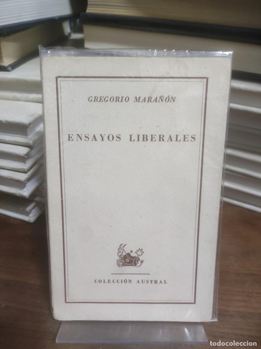 Libros: Ensayos Liberales Gregorio Mara&ntilde;&oacute;n - Foto 1