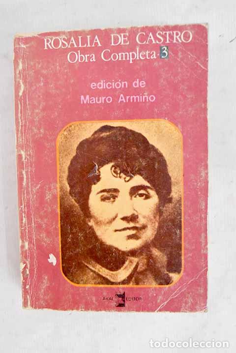 Libros: Obras completas, tomo III.- De Castro, Rosal&iacute;a - Foto 1