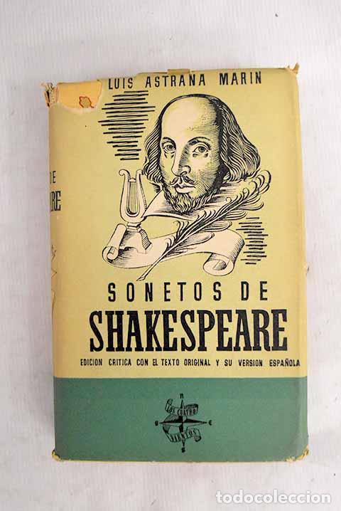 Libros: Sonetos: Shakespeare, William.- Shakespeare, William