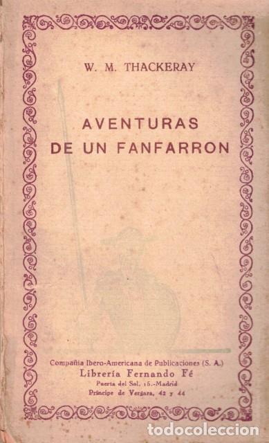 B&uuml;cher: AVENTURAS DE UN FANFARRON - THACKERAY, W. M.
