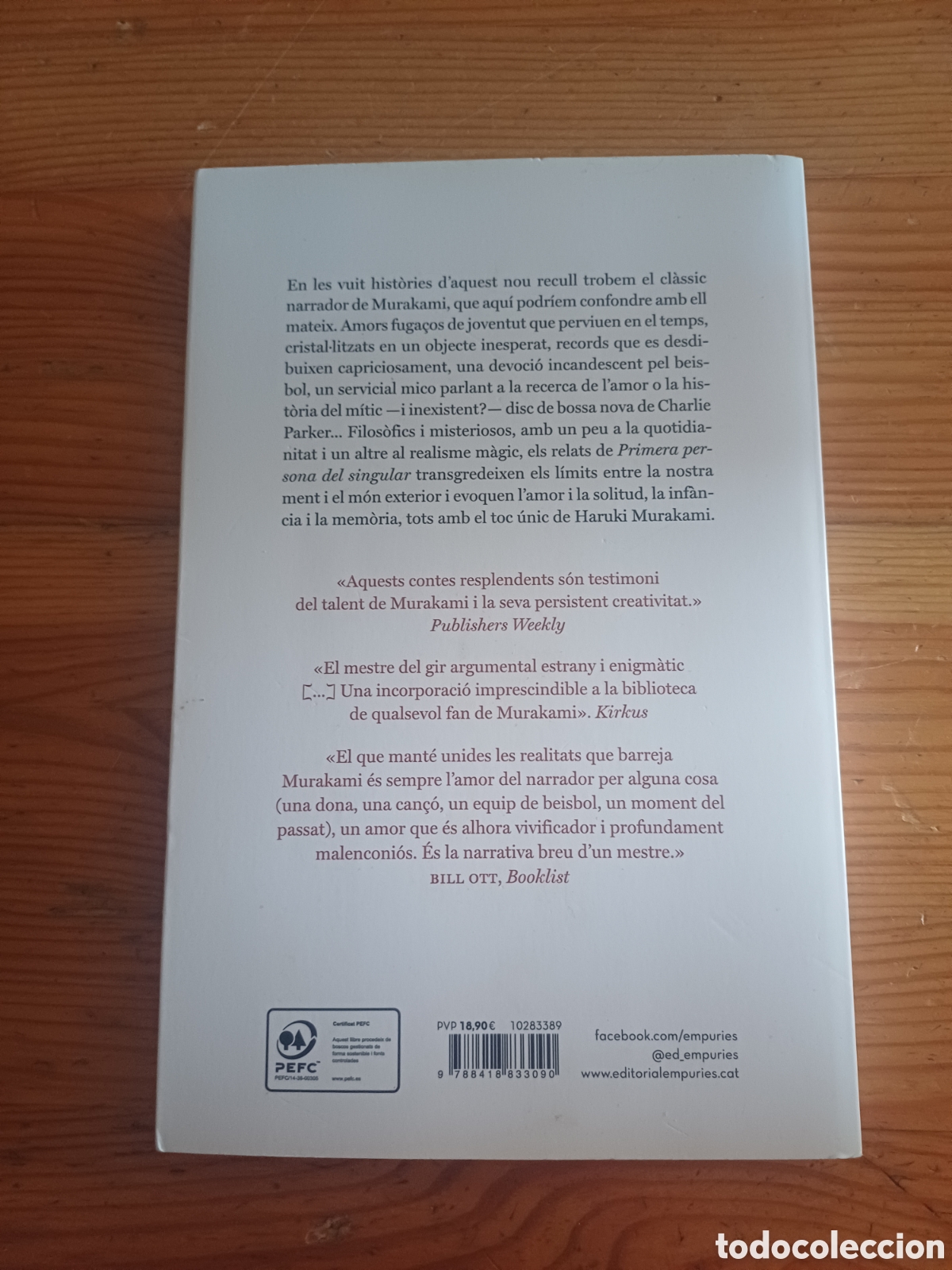 Libros: Murakami Primera persona del singular Traducci&oacute; Albert Nolla - Foto 3