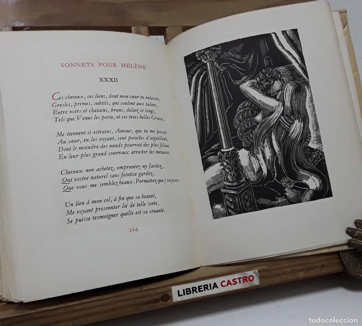 Libros: Les sonnets pour H&eacute;l&egrave;ne par Pierre de Ronsard. Num&eacute;rot&eacute; - Pierre de Ronsard. - Foto 2