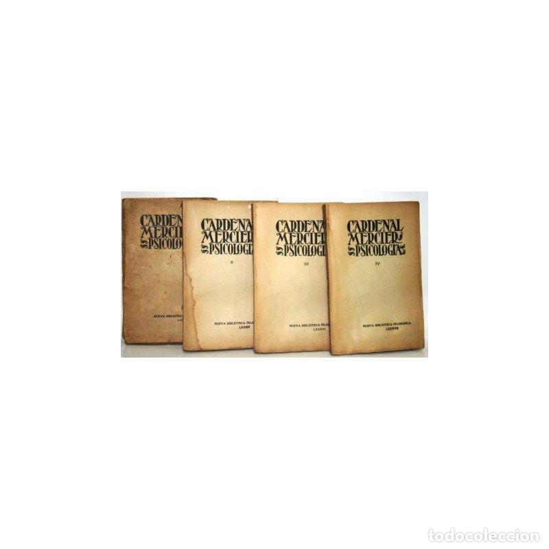 Libros: Psicolog&iacute;a. 4 tomos - MERCIER, Cardenal D.J. - Foto 1