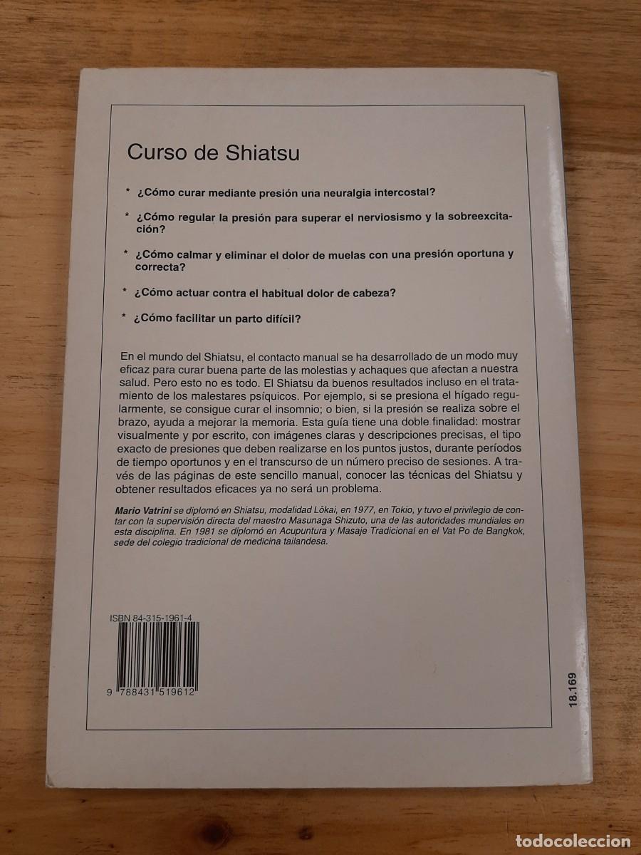 Libros: Curso de Shiatsu - Mario Vatrini - Editorial De Vecchi, 1998 - Foto 3