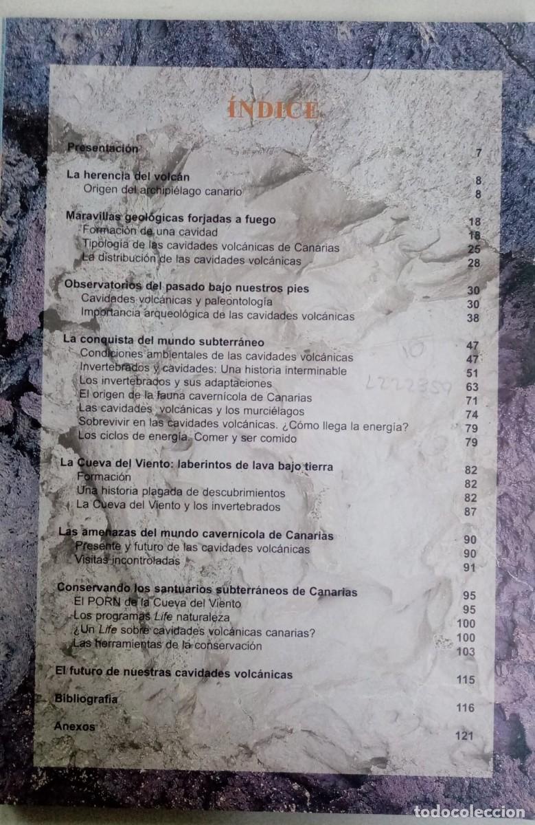 Libros: Cavidades volc&aacute;nicas de Canarias - vvaa - Foto 2