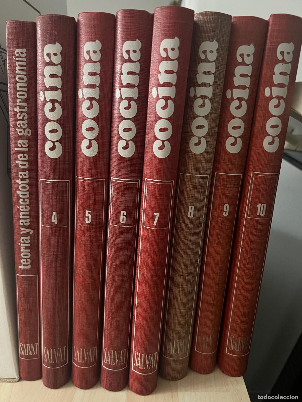 Libros: Enciclopedia salvat de la cocina (7 Vol.) + Teoria y anecdota de la gastronomia