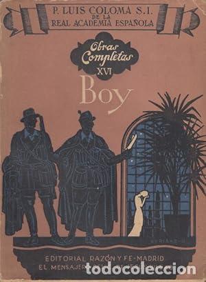 Libros: BOY Obras completas XVI - Coloma,P.Luis - Foto 1