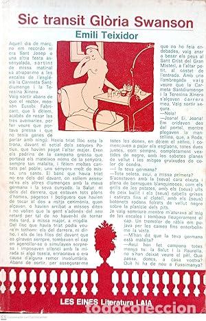 Libros: SIC TRANSIT GLORIA SWANSON - Teixidor,Emili - Foto 1