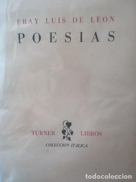 Libros: POES&Iacute;AS - FRAY LUIS DE LE&Oacute;N - Foto 1