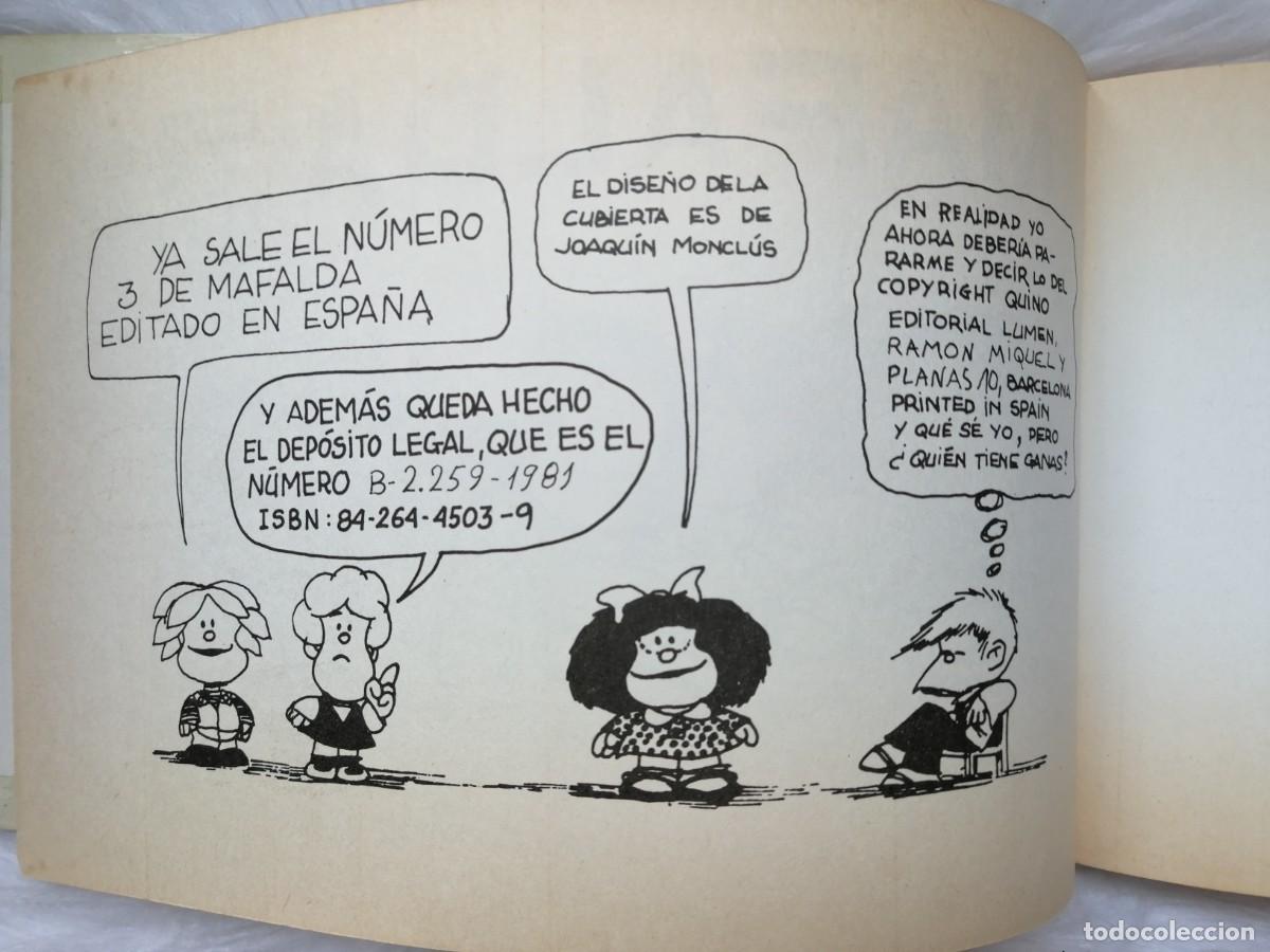 Libros: Mafalda 3 Quino. Editorial Lumen - Foto 3