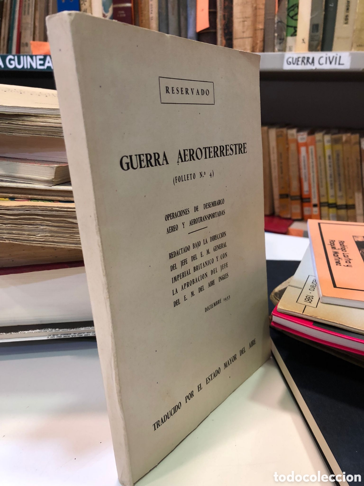 Libri di seconda mano: Guerra aeroterrestre (Folleto N&deg;4). Operaciones de desembarco a&eacute;reo y aereotransportadas