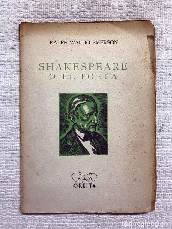 Libros: Shakespeare o el poeta - Ralph Waldo Emerson