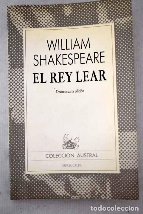 Libros: El rey Lear: Shakespeare, William.- Shakespeare, William
