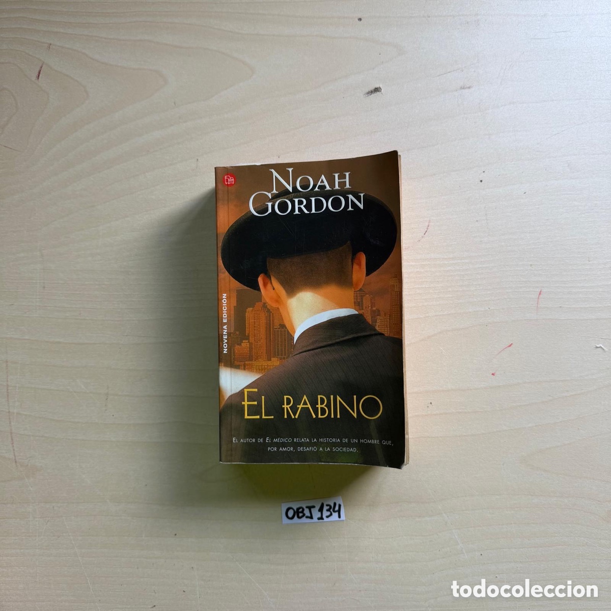 Libros: NOAH GORDON NOVENA EDICI&Oacute;N EL RABINO - Foto 1