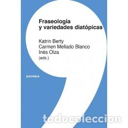Libros: FRASEOLOG&Iacute;A Y VARIEDADES DIAT&Oacute;PICAS - BERTY, KATRIN, - Foto 1