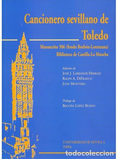 Libros: CANCIONERO SEVILLANO DE TOLEDO - VV AA, - Foto 1