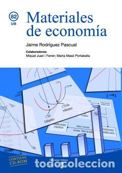 Libros: MATERIALES DE ECONOMIA (LIBRO + CD-ROM) - RODR&Iacute;GUEZ PASCUAL, JAIME - Foto 1