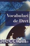 Libri di seconda mano: VOCABULARI DE DRET - LLABRES, ANTONI,