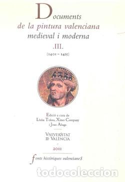 Libros: DOCUMENTS 3 DE LA PINTURA VALENCIA MEDIEVAL - TOLOSA, LLUISA, - Foto 1