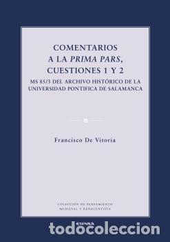 Libros: COMENTARIOS A LA PRIMA PARS CUESTIONES 1 Y 2 - DE VITORIA, FRANCISCO, - Foto 1