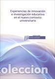 Libros: EXPERIENCIAS DE INNOVACION E...+CD - VV.AA., - Foto 1