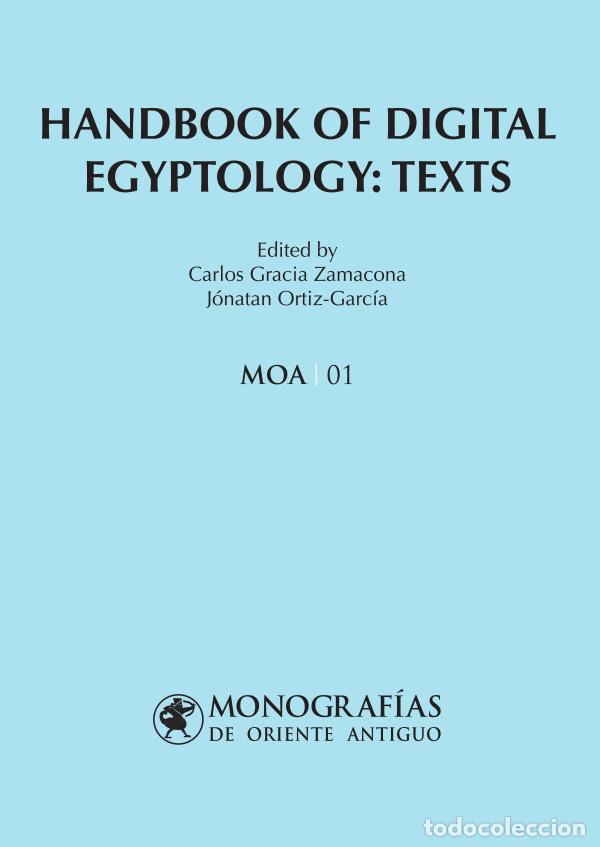 Libros: HANDBOOK OF DIGITAL EGYPTOLOGY: TEXTS - VVAA - Foto 1