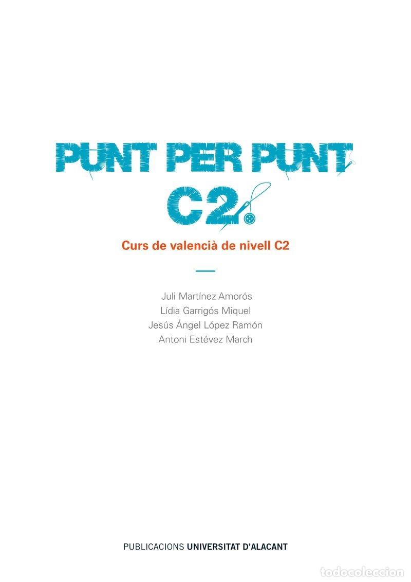 Libros: PUNT PER PUNT C2 - MART&Iacute;NEZ AMOR&Oacute;S, JULI, - Foto 1