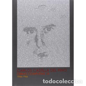 Libros: CARLOS CASTILLA DEL PINO - VARIOS AUTORES, - Foto 1