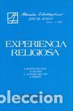 Libros: EXPERIENCIA RELIGIOSA - SANCHEZ DEL RIO, CARLOS, - Foto 1