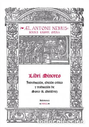 Libros: LIBRI MINORES - DE NEBRIJA, AELIO ANTONIO, - Foto 1