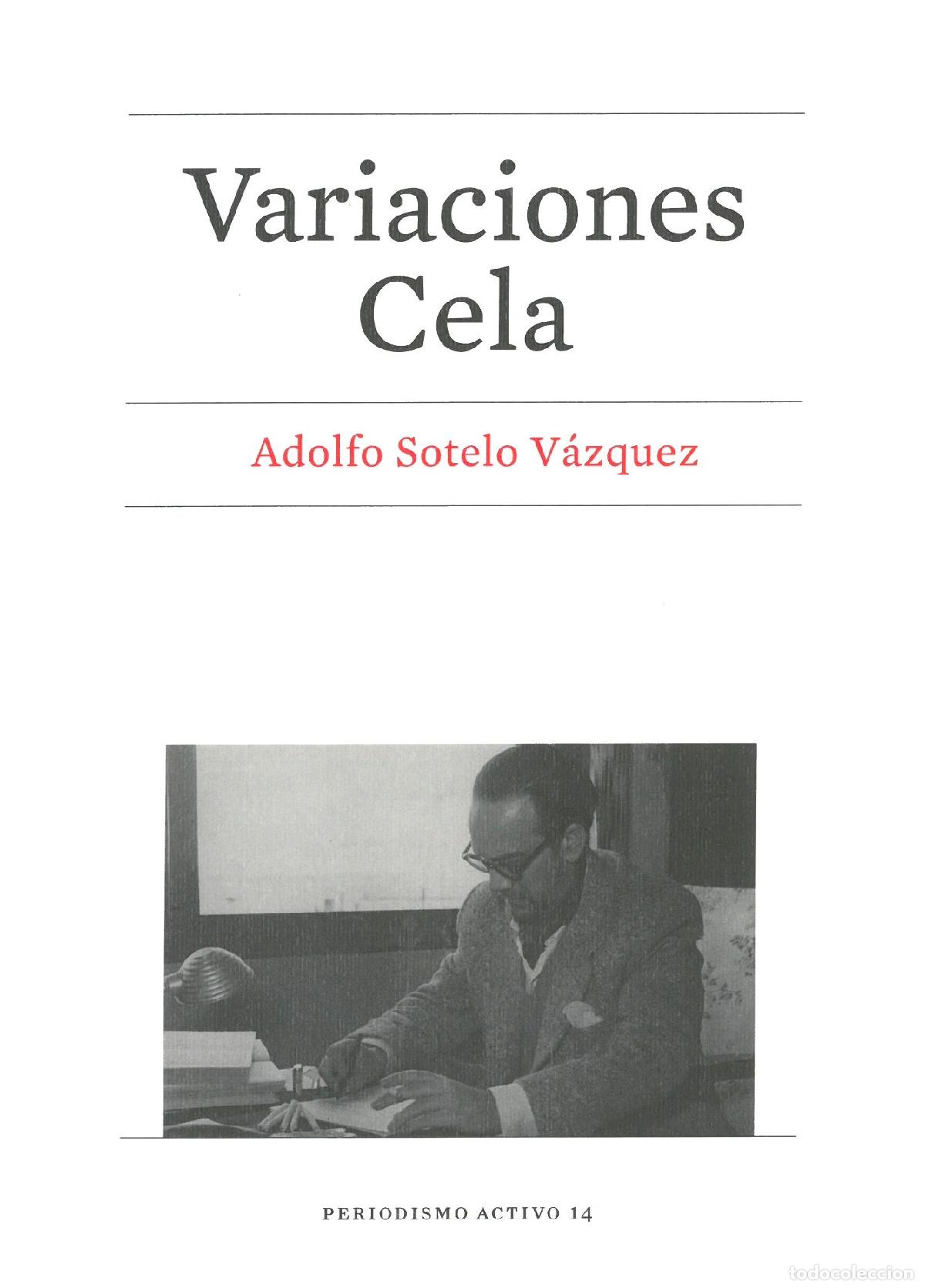 Libros: VARIACIONES CELA - SOTELO VAZQUEZ, ADOLFO, - Foto 1