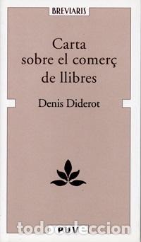 Libros: CARTA SOBRE EL COMERC DE LLIBRES - DIDEROT DENIS, - Foto 1