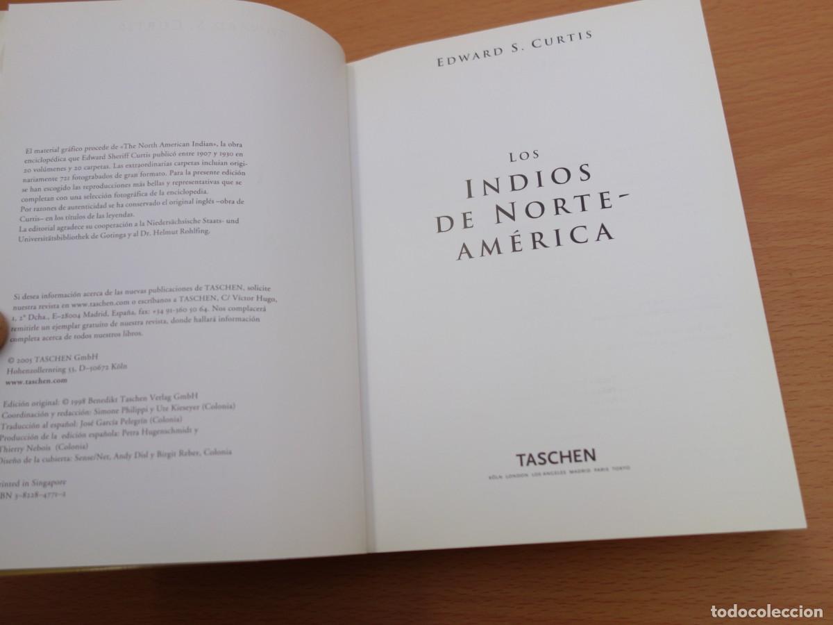 Libros: LOS INDIOS DE NORTEAMERICA. Edward S. Curtis - Foto 2