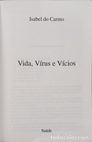 Libros: CARMO. (Isabel do) - VIDA, V&Iacute;RUS E V&Iacute;CIOS. - Foto 2