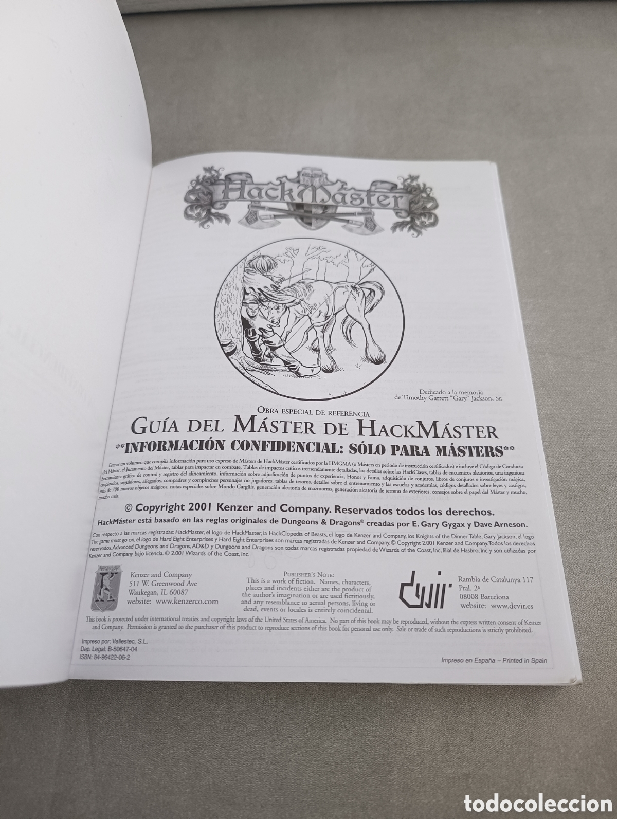 Libros: HACKMASTER - GU&Iacute;A DEL M&Aacute;STER - Espa&ntilde;ol - - Foto 4