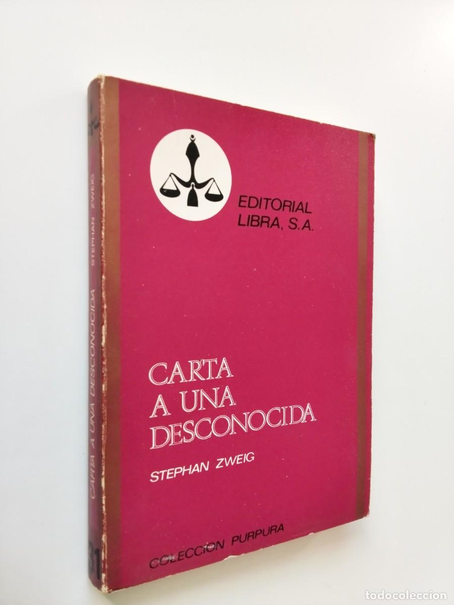 Libros: Stefan Zweig - Carta a una desconocida
