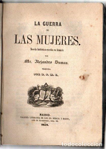 Libros: La guerra de las mujeres - Dumas, Alejandro - Foto 1