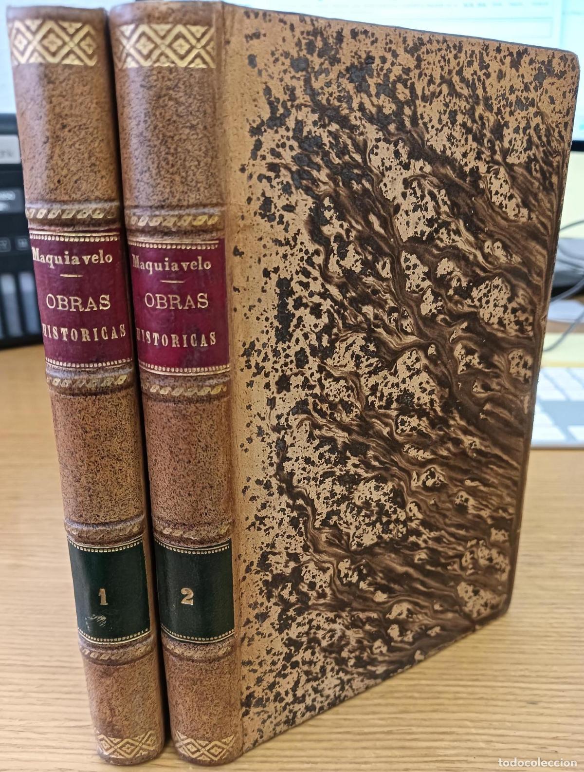 Libros: Obras hist&oacute;ricas. Tomos I y II - Maquiavelo, Nicol&aacute;s