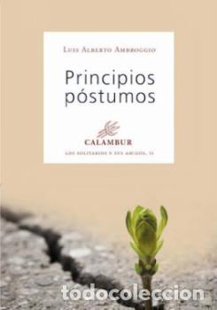 Libros: PRINCIPIOS POSTUMOS - , AMBROGGIO, LUIS - Foto 1
