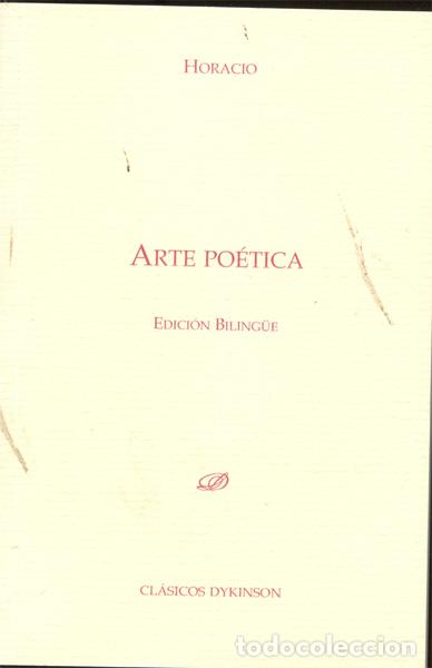 Libros: ARTE POETICA Biling&uuml;e Horacio Dykinson - HORACIO, - Foto 1