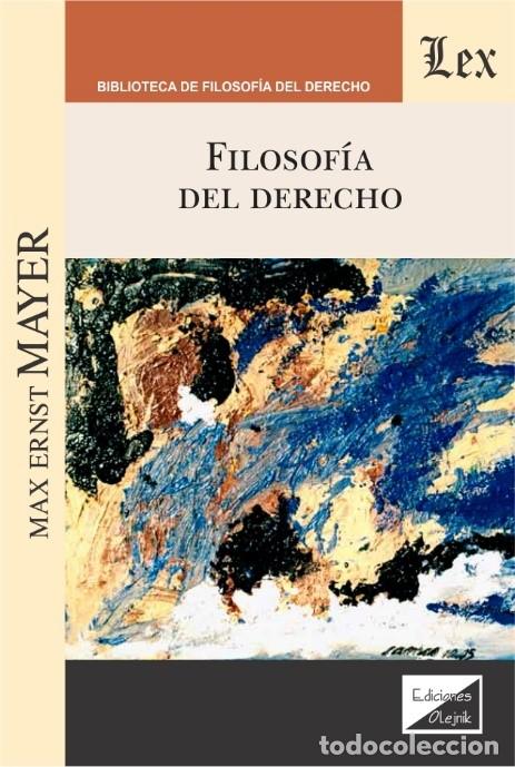 Libros: FILOSOFIA DEL DERECHO (Mayer) - MAYER, Max Ernst, - Foto 1