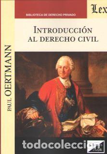 Libri di seconda mano: INTRODUCCION AL DERECHO CIVIL (Olejnik) - OERTMANN, Paul,