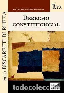 Libros: DERECHO CONSTITUCIONAL - BISCARETTI DI RUFFIA, PAOLO, - Foto 1