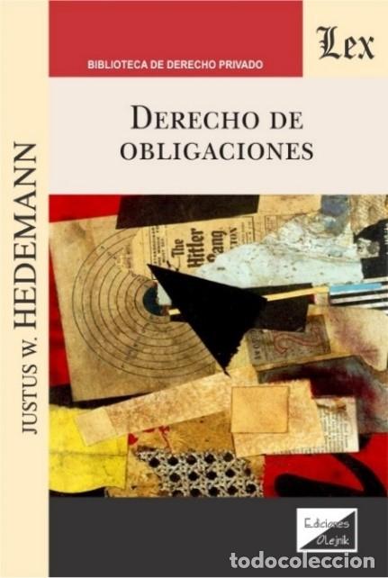 Libros: DERECHO DE OBLIGACIONES (Hedemann) - HEDEMANN, Justus W., - Foto 1