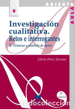Libros: INVESTIGACION CUALITATIVA 2 - , PEREZ SERRANO, - Foto 1