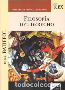 Libros: FILOSOFIA DEL DERECHO (Batiffol) - BATIFFOL, Henri, - Foto 1