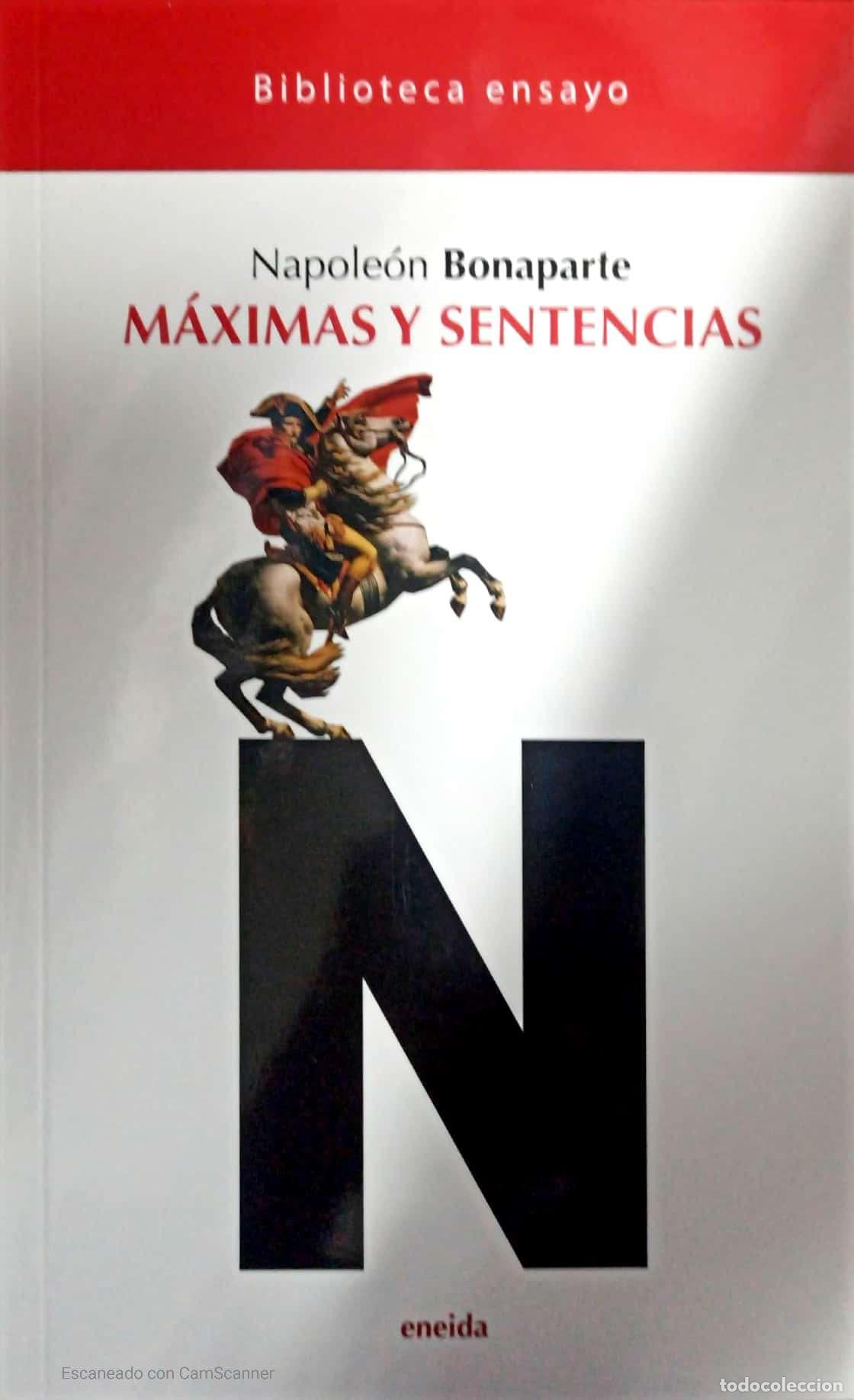 Libros: MAXIMAS Y SENTENCIAS - BONAPARTE. NAPOLEON, - Foto 1