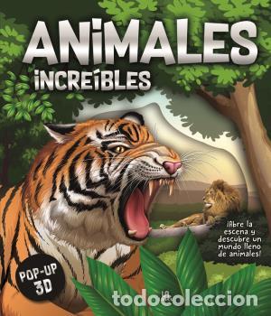 Libros: ANIMALES INCRE&Iacute;BLES - POP UP 3D - Equipo editorial, - Foto 1